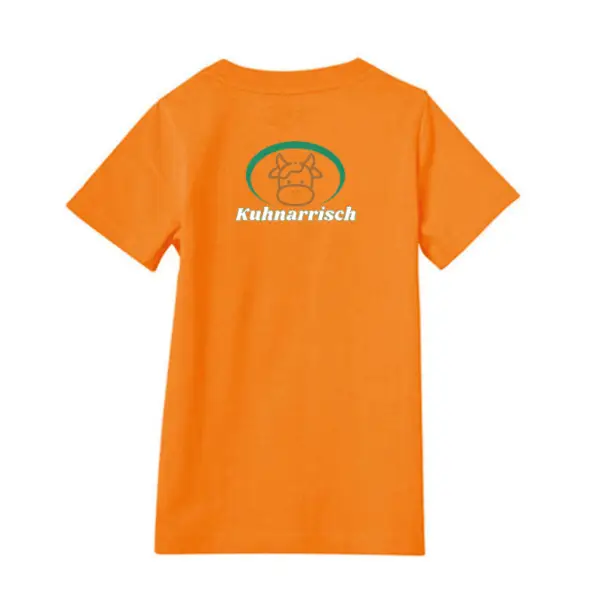 Kids T-Shirt orange rear